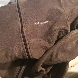 Columbia fleece zip up jacket